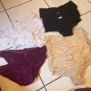 Set of 12 Aerie Bikini & Brazilian Style Underwear Undies Panties